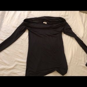 Wilfred cowl neck off shoulder blouse